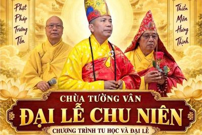 Đại lễ Chu Niên Chùa Tường Vân từ ngày 2-4 tháng 10 năm 2026